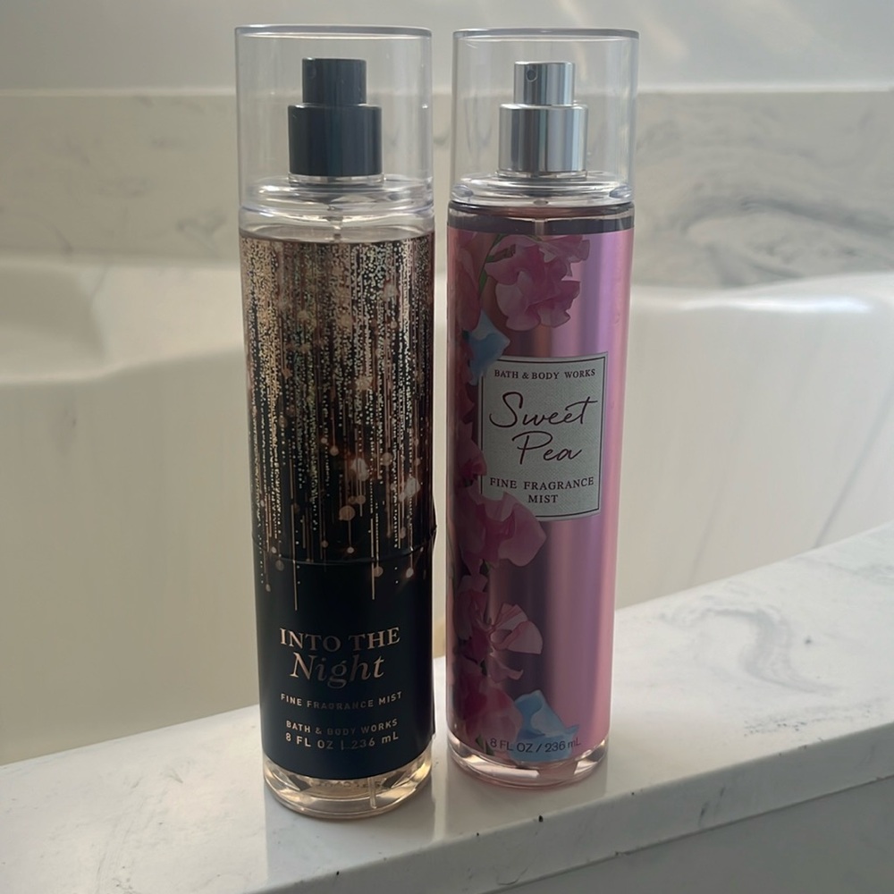 Bath and body works fine fragrance mist bundle